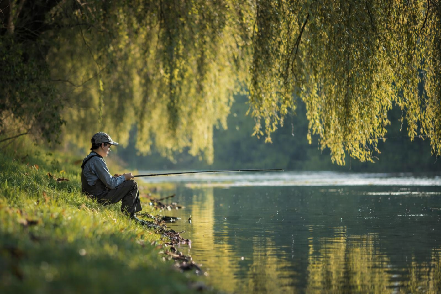 Boy Fishing